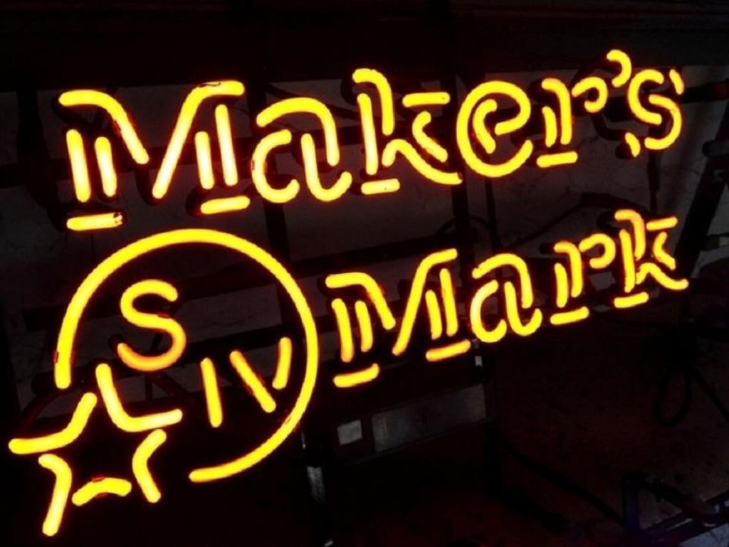 Makers Mark Bourbon Whiskey Neon Sign